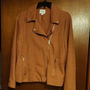 Nine West Women's Terracotta Moto Jacket